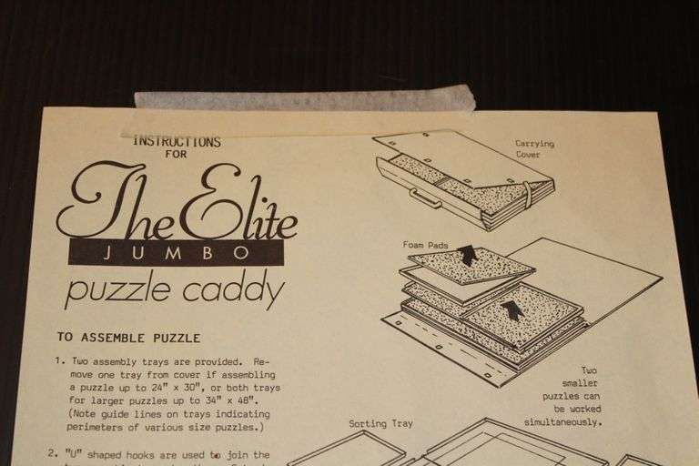 The Elite Jumbo Puzzle Caddy Property Peddler