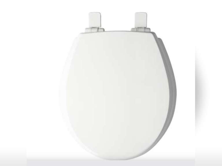 Mayfair Round Molded Wood Whisper Close® Toilet Seat in White 34.99