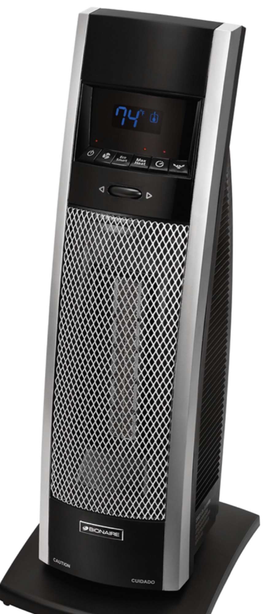 Bionaire BCH9214RE-BM Ceraminc Tower Heater Digital Thermostat u0026 Remote  69.95 - Quarter Price