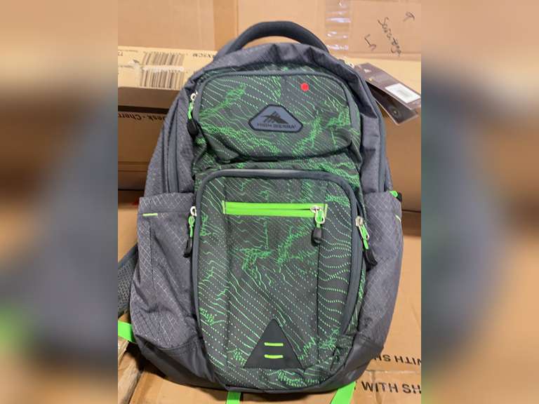 high sierra backpack green