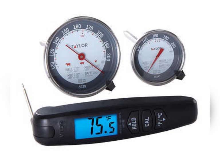 TAYLOR 3Piece Thermometer Set 21.99 Quarter Price