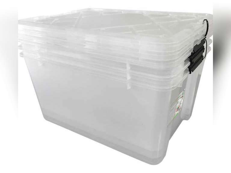 Greenmade InstaView 45 MultiUse Storage Bin, 45 Quart, Clear, 3 ct 33.