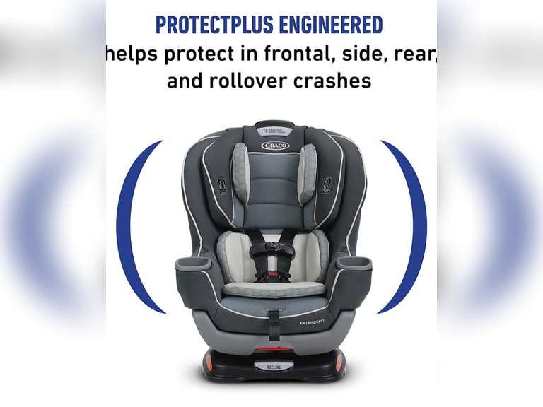 Graco Extend2Fit Convertible Car Seat Ride Rear Facing Longer with