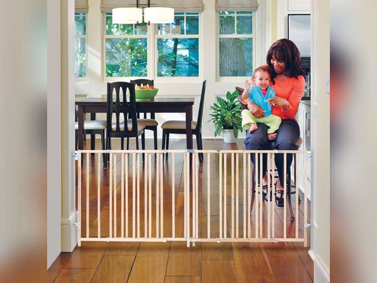 Toddleroo by North States 103" Wide Extra Wide Swing Baby Gate Perfect