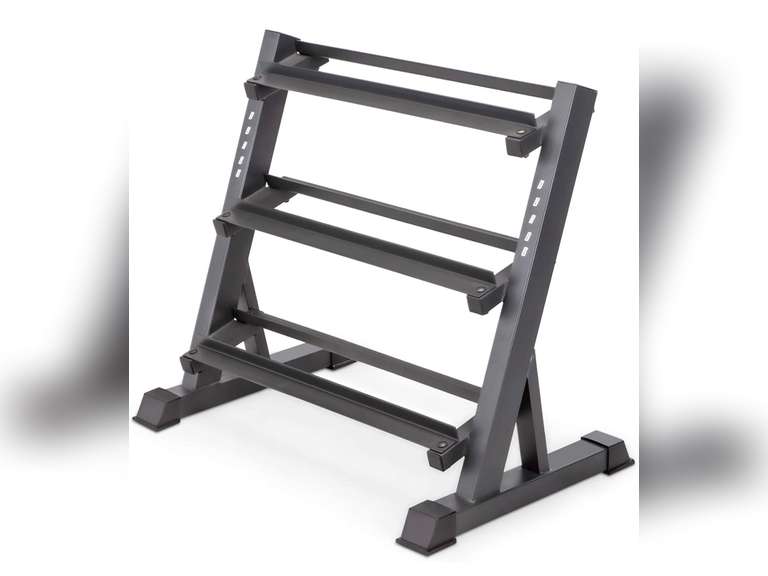 Marcy 3Tier Dumbbell Rack Multilevel Weight Storage Organizer for Home