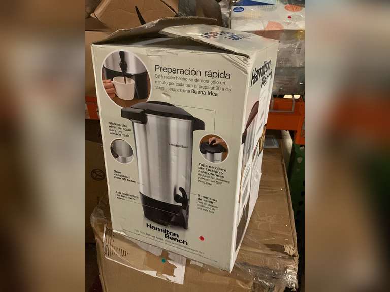 Used, Hamilton Beach 45 Cup Coffee Urn and Hot Beverage Dispenser