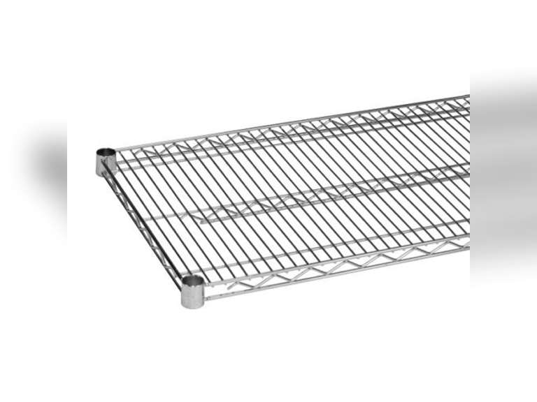 Commercial Chrome Wire Shelving Wall Shelf 14 x 48 NSF 81 Quarter Price