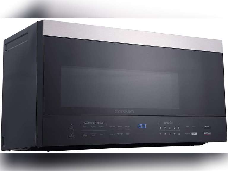 Cosmo COS3016ORM1SS Over the Range Microwave Oven with Vent Fan, Smart