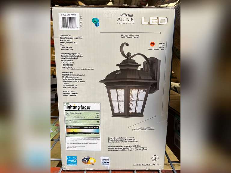 Altair SG_B072BVJFK2_US al2163 Energy Saving LED LanternBrushed