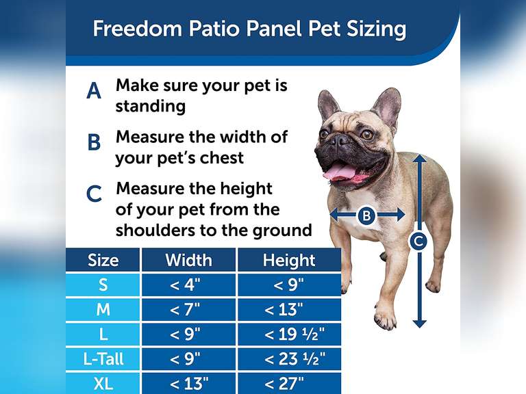 PetSafe 1Piece Sliding Glass Door for Dogs and Cats Fits 81 in to 96