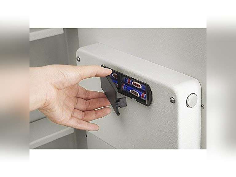 PARAGON SAFES Electronic Flat Wall Safe Box with Digital Keypad and 2