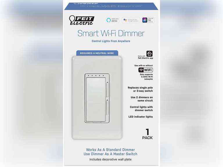 Feit Electric DIM/WiFi Compatible with Amazon Alexa and Google