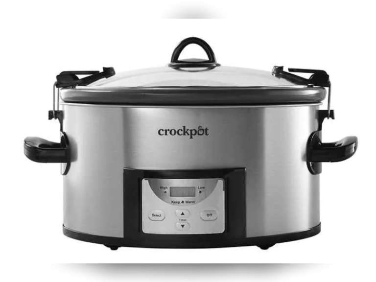 CrockPot 7Quart Easy Clean Slow Cooker with Locking Lid 49.99