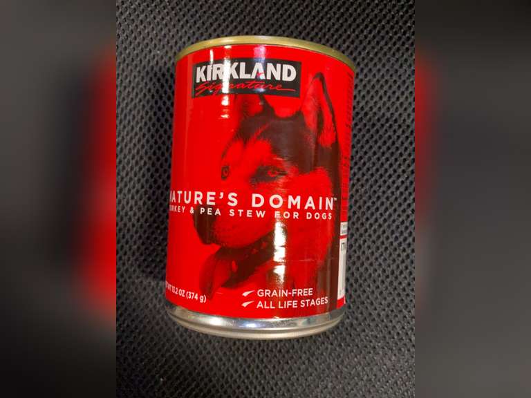 Kirkland Signature Nature's Domain Canned Dog Food, Turkey and Pea Stew