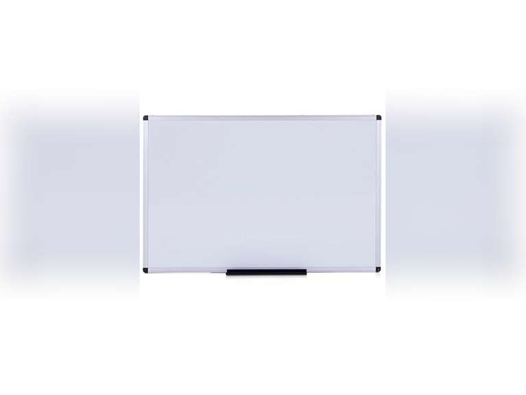 VIZ PRO Magnetic Whiteboard Dry Erase Board 48 X 36 Inches Silver 