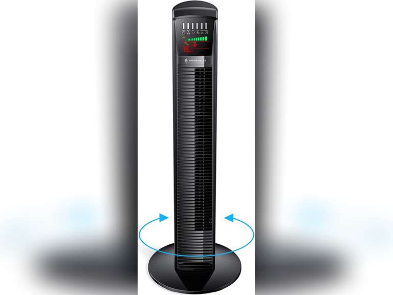 TaoTronics Tower Fan, 35” 65°Oscillating Cooling Fan Powerful Floor Fan
