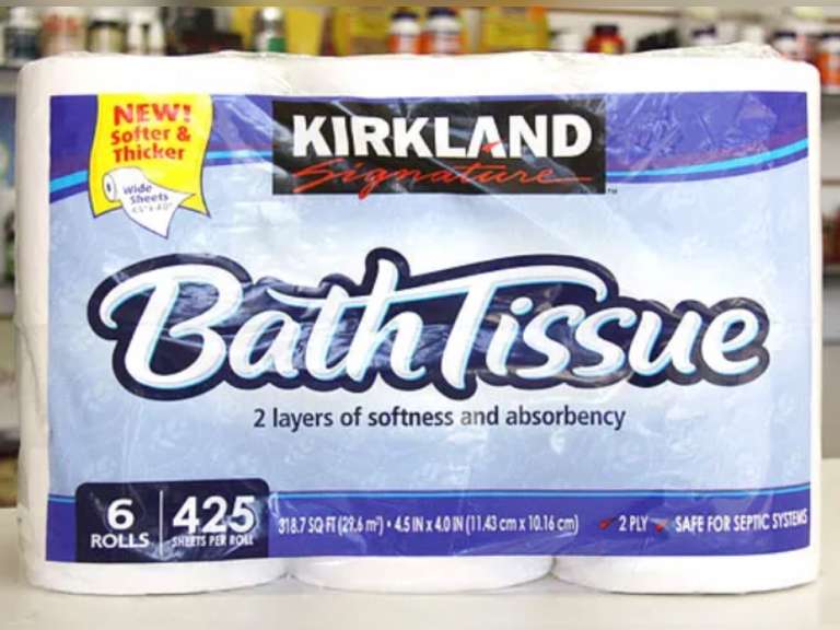 Kirkland Signature Bath Tissue, 2Ply, 425 sheets 12 Roll 24.99