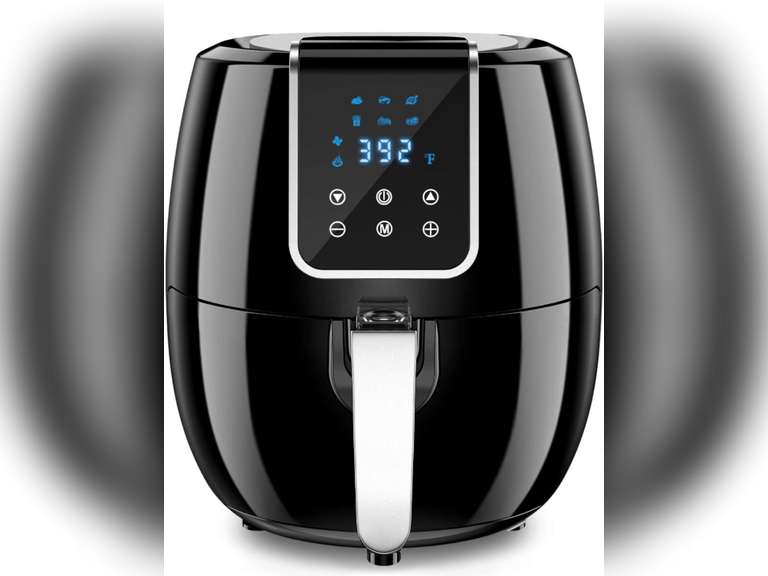 6in1 7 Quart Air Fryer, 1800Watt Hot Airfryer Oven with LCD Digital Screen and Temperature