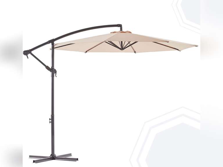 BLUU BANYAN 10 FT Patio Offset Umbrella Outdoor Cantilever Umbrella