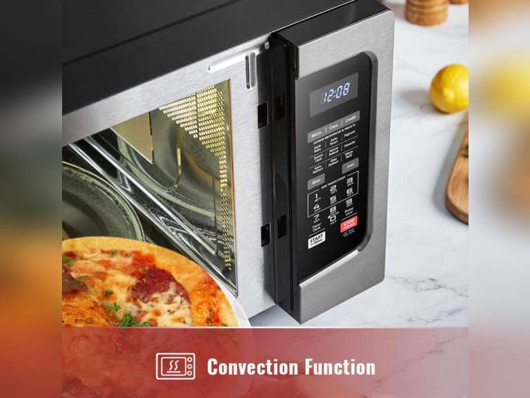 Toshiba EC042A5CSS Countertop Microwave Oven with Convection, Smart Sensor, Sound On/Off