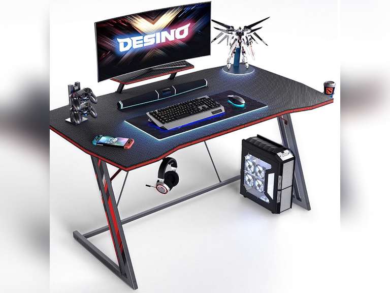 DESINO Gaming Desk 40 inch PC Computer Desk, Home Office Desk Gaming