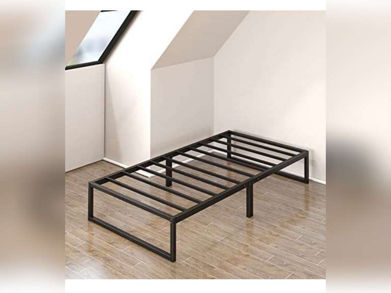 Lorelei 12 Inch Platforma Metal Bed Frame, Platform Bed Frame, Twin 139