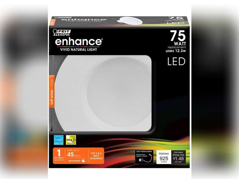 Feit Electric Ledr56/927ca 56 12.3 Watt Soft White Led Dimmable