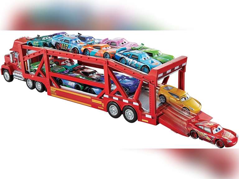 Disney Cars Toys Pixar Cars Mack Transporter Playset SIOC/FFP 19.99