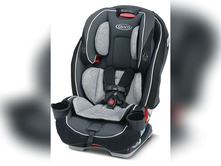 Graco SlimFit 3 in 1 Car Seat Slim & Comfy Design Saves Space in Your