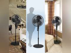 Lasko S16612 Oscillating 16″ Adjustable Pedestal Stand Fan with Timer,  Thermostat and Remote for Indoor, Bedroom, Living Room, Home Office u0026  College Dorm Use, 16 Inch, Black 16612 59.69 - Quarter Price