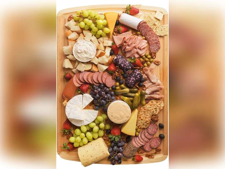 30 x 20 Bamboo Extra Large Cutting Board Wooden Stove Top Cover