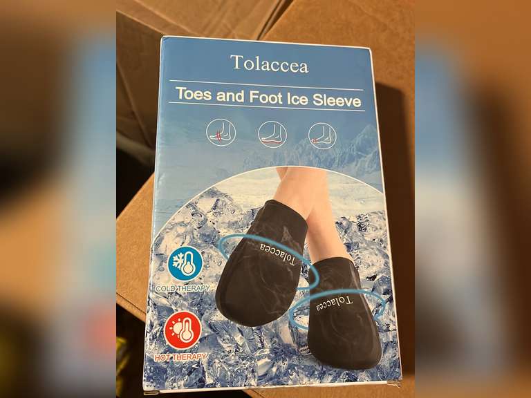 Foot Ice Pack For Toes,Reusable Gel Ice Pack For Hot And Cold Therapies