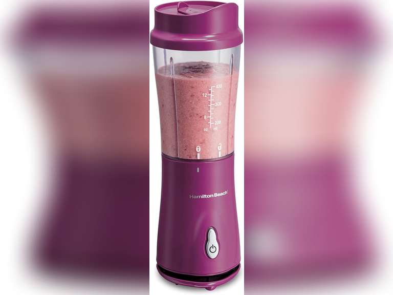 Hamilton Beach Shakes and Smoothies with BPAFree Personal Blender, 14 oz, Raspberry 21.99