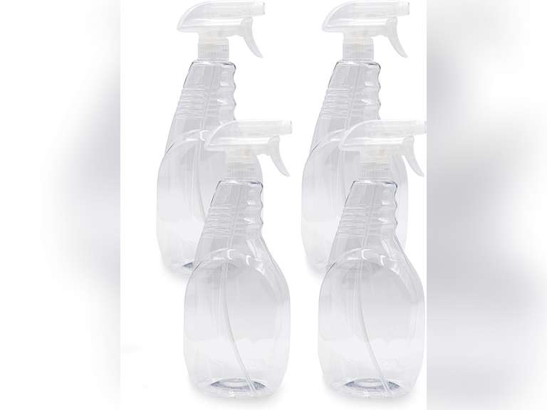 [4 Pack, 32 OZ][950 ML] Empty Spray Bottle Commercial Grade Plastic