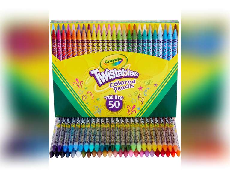 Crayola Twistables Colored Pencil Set, Kids Art Supplies, Fun Gifts For