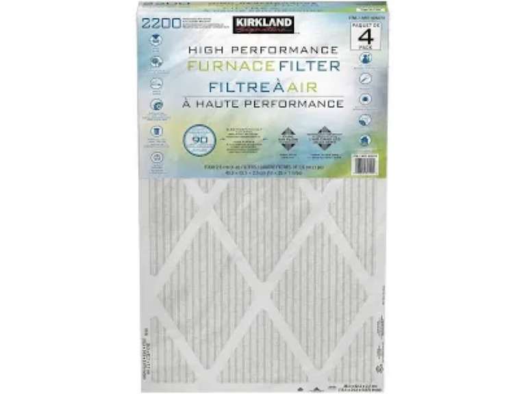 Kirkland Signature High Performance Air Filters 4pack 16 in. x 25 in