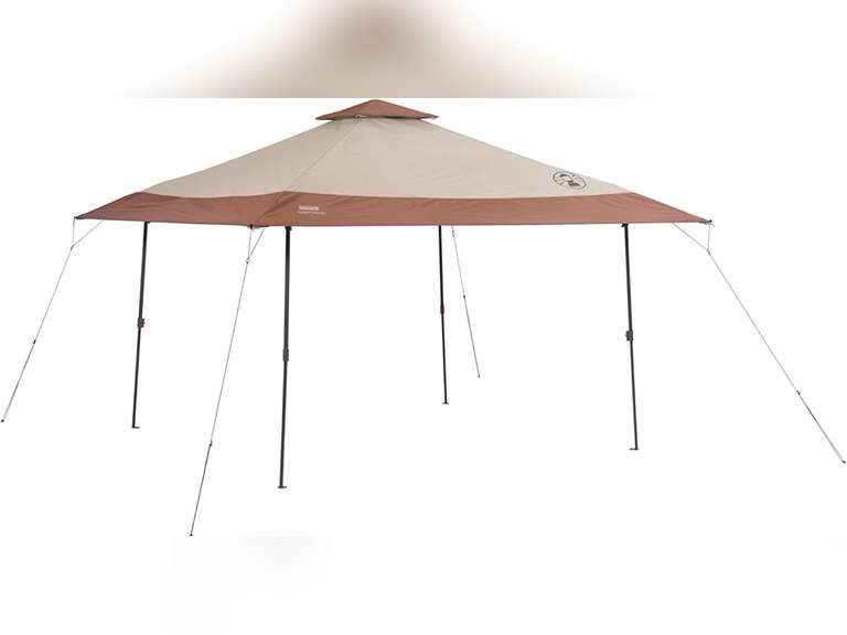 Coleman Pop Up Canopy, 13 x 13 Beach Shade Canopy, UPF 50+ Sun Shelter