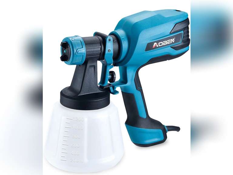 AOBEN Paint Sprayer, 750w Spray Gun Home Electric Paint Gun with 8