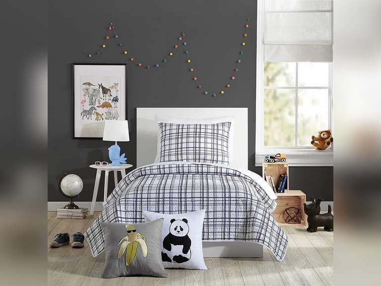 Urban Playground Marquis (Charcoal) 2Piece Quilt Set Twin QUILT TWIN