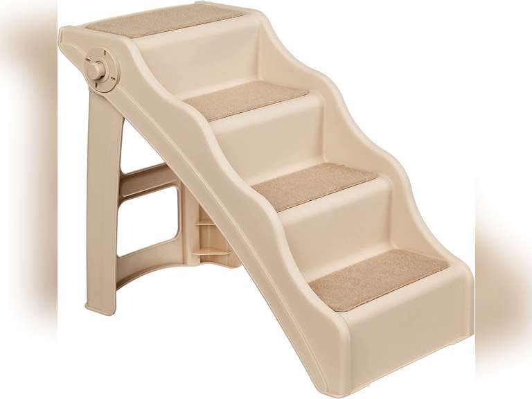 Amazon Basics Foldable Steps for Dogs and Cats 14.6"X22.75"X19.5