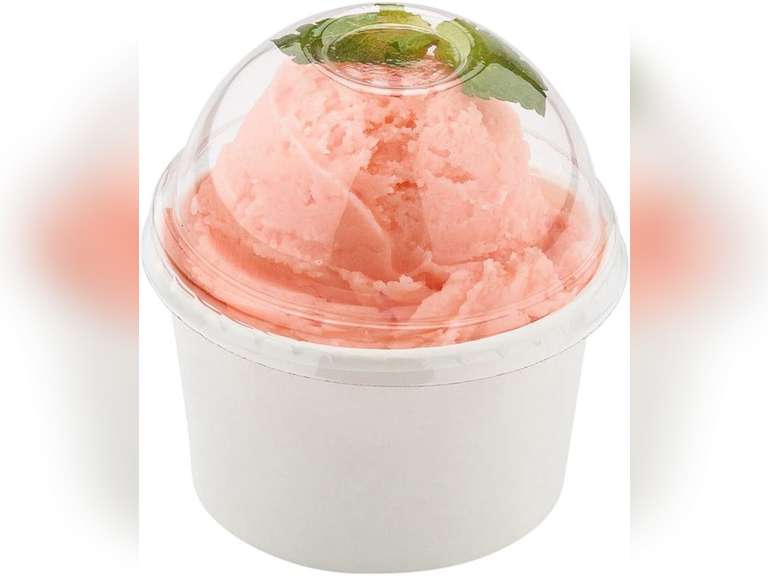 LIDS ONLY 200CT Disposable Clear Dome Lid for 3OZ Coppetta Small Hot