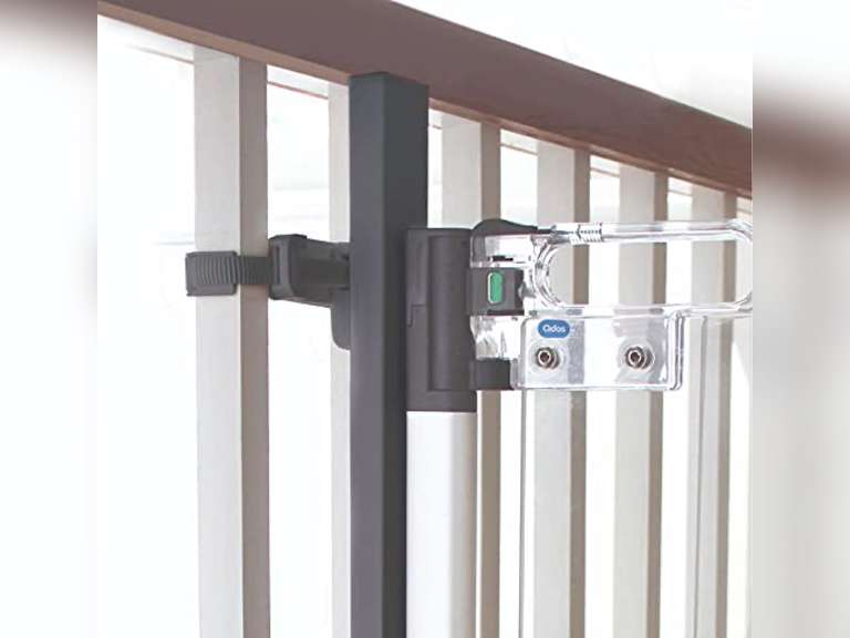 Qdos Universal Stair Mounting Adapter for All Baby Gates Slate