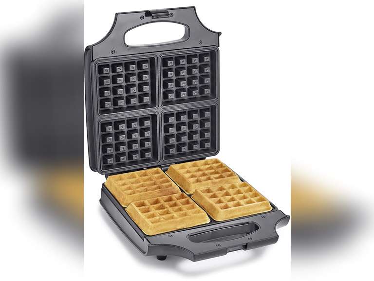 BELLA 4 Slice NonStick Belgian Waffle Maker, Fluffy RestaurantStyle