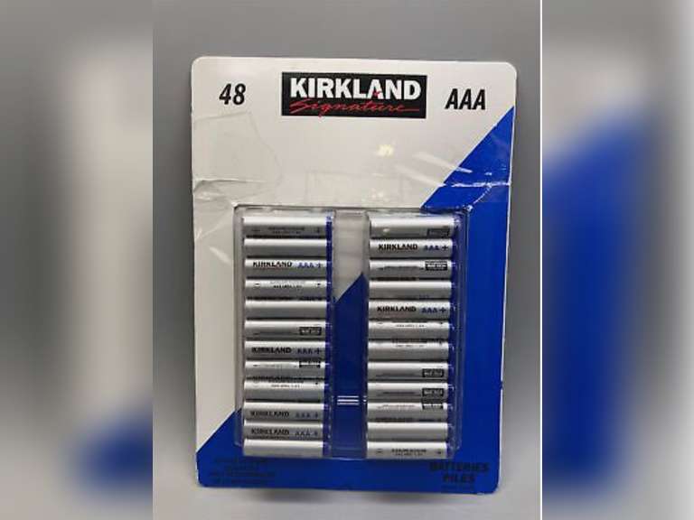 Kirkland Signature AAA Alkaline Batteries 48Pack 20 Quarter Price