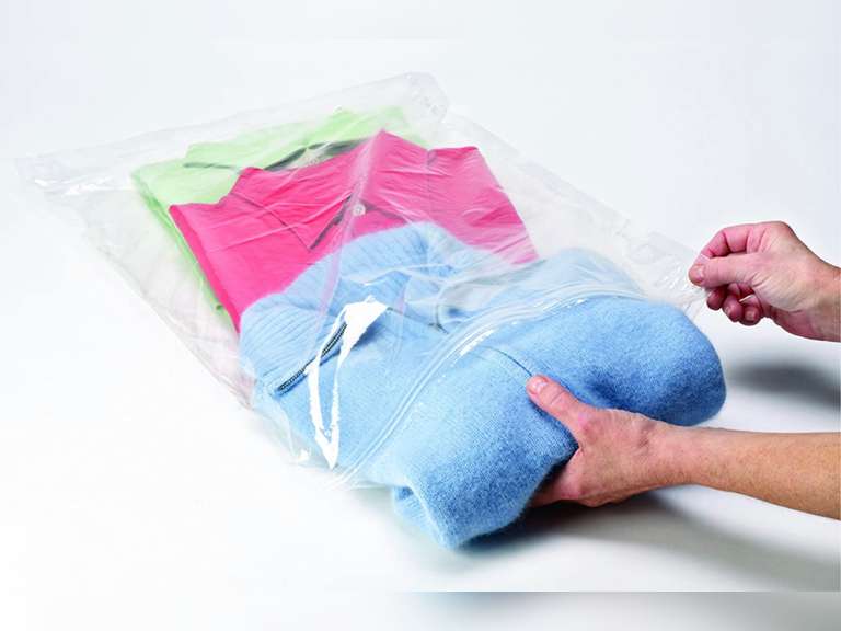 Samsonite Compression Packing Bags, Clear, 3Piece Kit (Pouch/CarryOn/Large) 10.99 Quarter Price