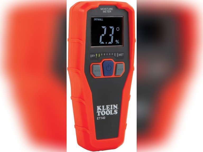 Klein Tools ET140 Pinless Moisture Meter for NonDestructive Moisture