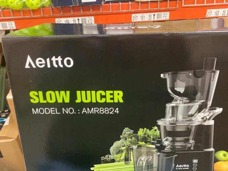 Aeitto Slow Juicer, Slow Masticating Juicer Machine with Big Wide 81mm