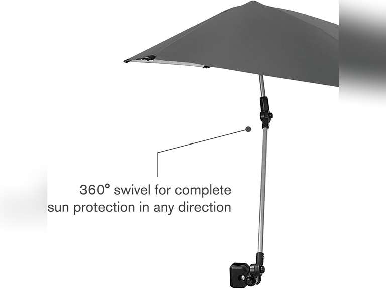 SportBrella VersaBrella SPF 50+ Adjustable Umbrella with Universal