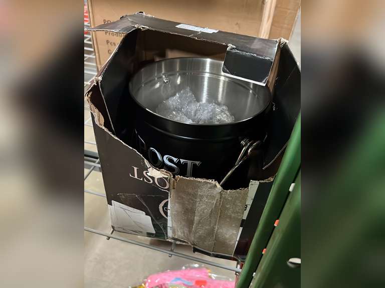 Compost Bin Kitchen 1.3 Gallon Smell Free Charcoal Filter Countertop