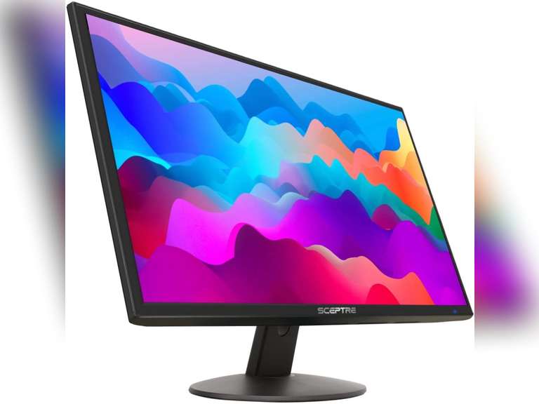 **TESTED**Sceptre E249W19203R 24inch FHD LED Gaming Monitor 2X HDMI